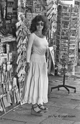 מרץ 1977. השחקנית רחל דובסון